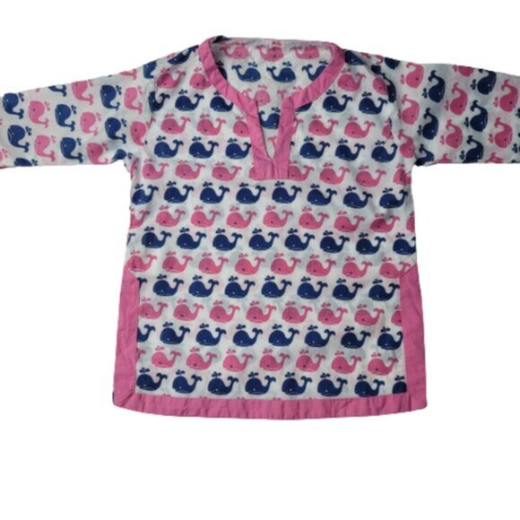 Pottery Barn Whale Swimsuit Tunic & Diaper Cover - Picture 2 of 10
